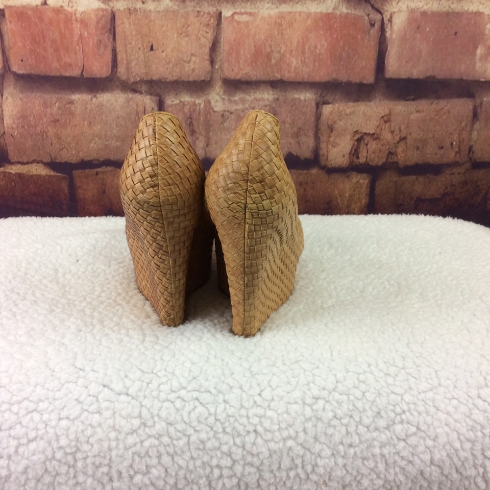 Bertinni Dunes Rattan Open Toe Wedge 6 - Picture 4 of 8